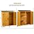 Ball & Cast 64" Fir Wood Outdoor Storage Shed with Lockable Door and Detachable Shelves,Weatherproof Tool Shed w/Pitch Roof,Shelter House for Pool Supplies Lawn Maintenance Equipment,Natural