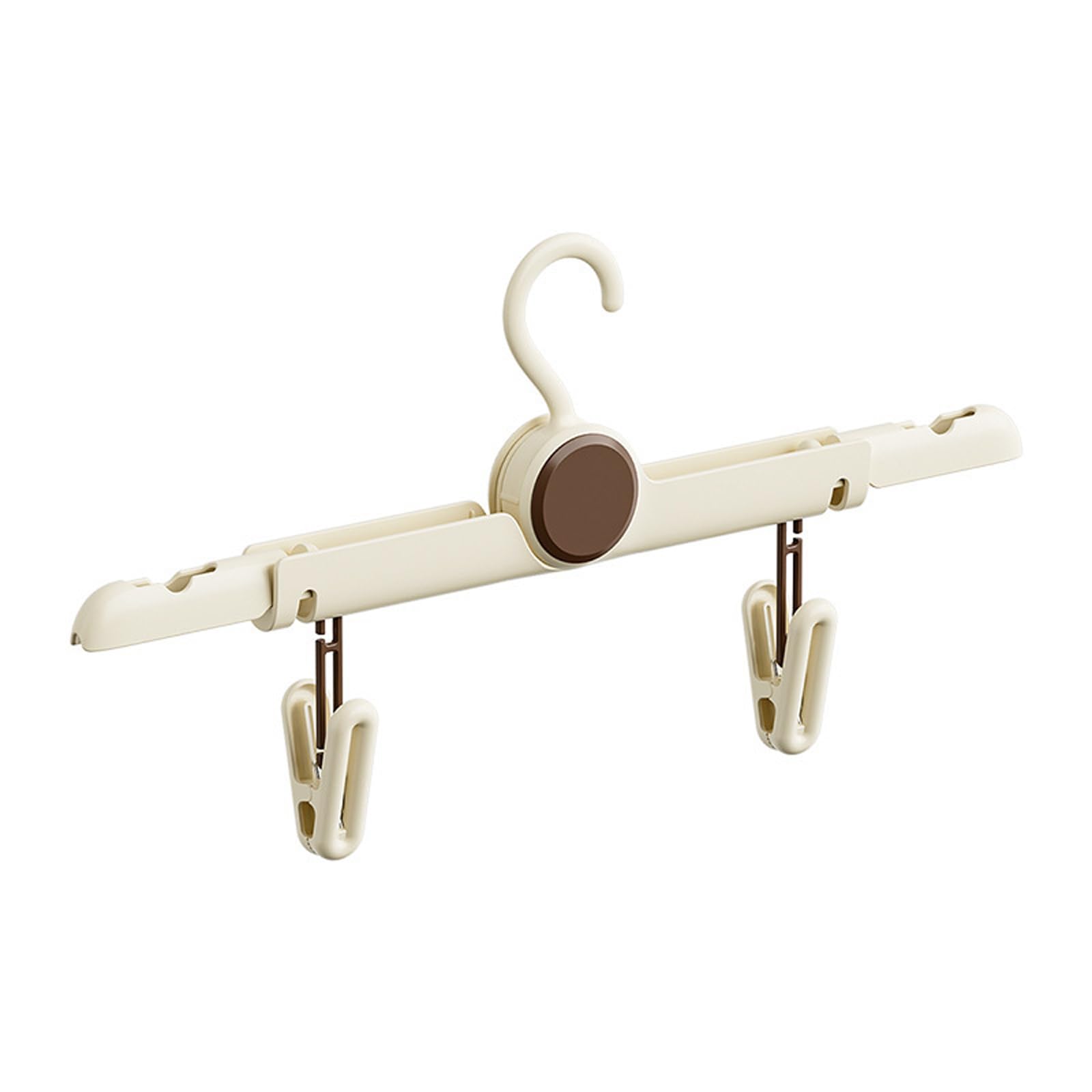 Snorvixre Folding Clothes Hanger Drying Rack for Travelers with Sturdy Hook and Space Saving Designs Hotel Clothes Hanger