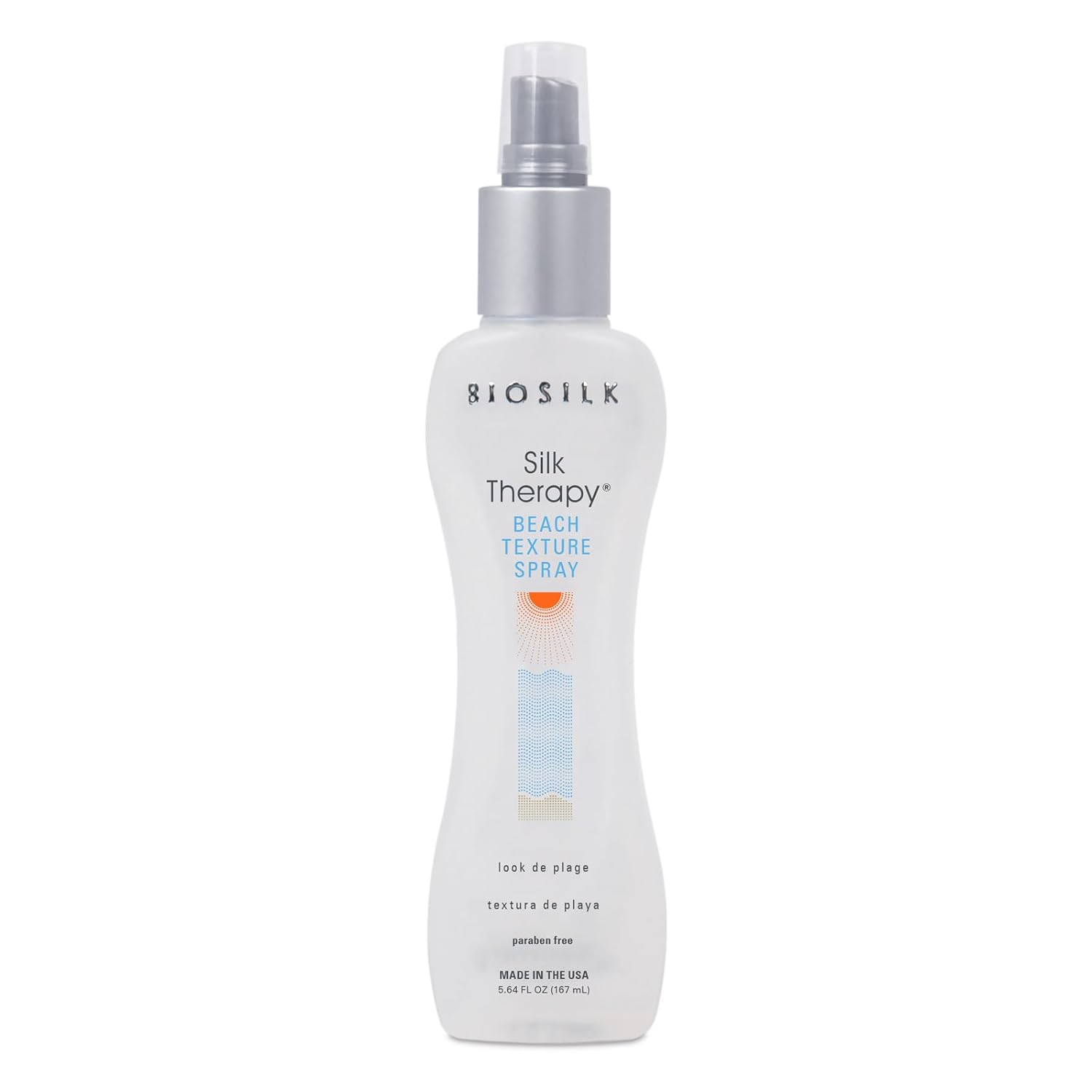 BioSilk Beach Texture, Styling Salt Spray for Natural Waves & Texture, Sulfate, Paraben, & Cruelty-Free, 5.64 oz