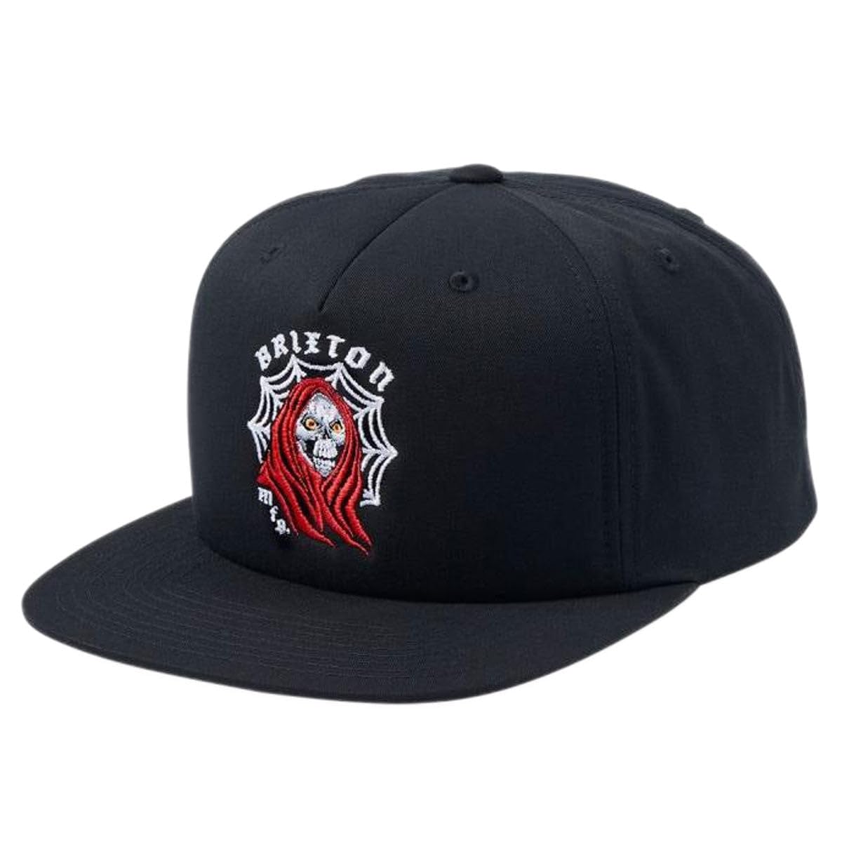Brixton Reaper Mp Snapback Hat - Black