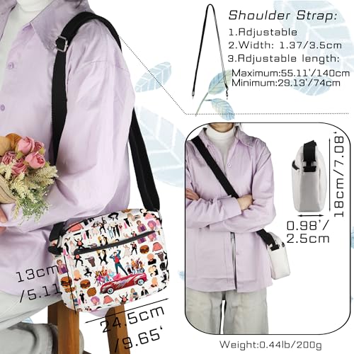 TOBGBE Gr-Se Movie Gifts G Musical Character Crossbody Bas Rydell High Inspired Shoulder D&S Fan Gifts Musical Theater Merch4
