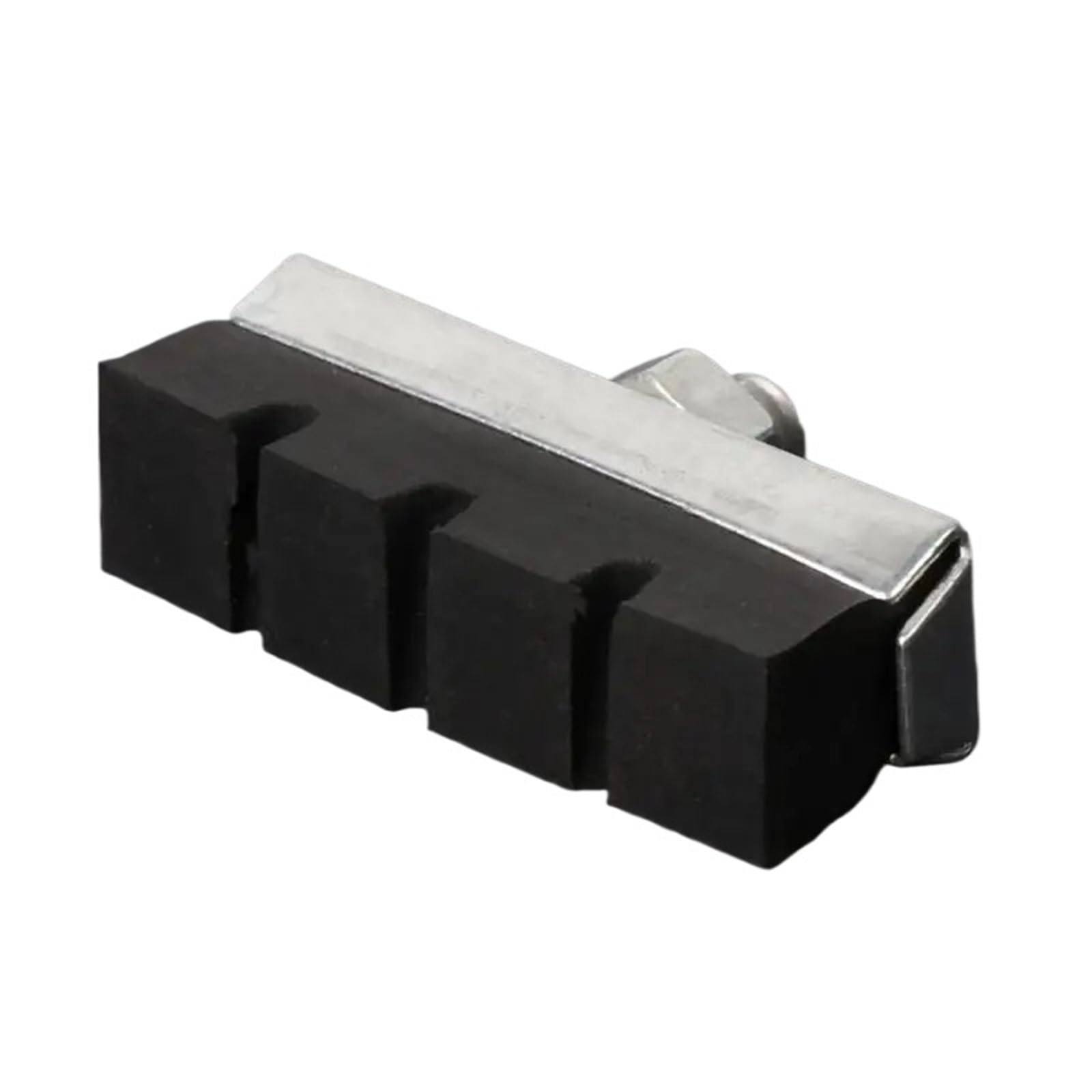 Pastillas de freno bicicleta Zapatas goma en V Bloques negros Accesorios duraderos for bicicletas carretera for mayor seguridad(16pcs)