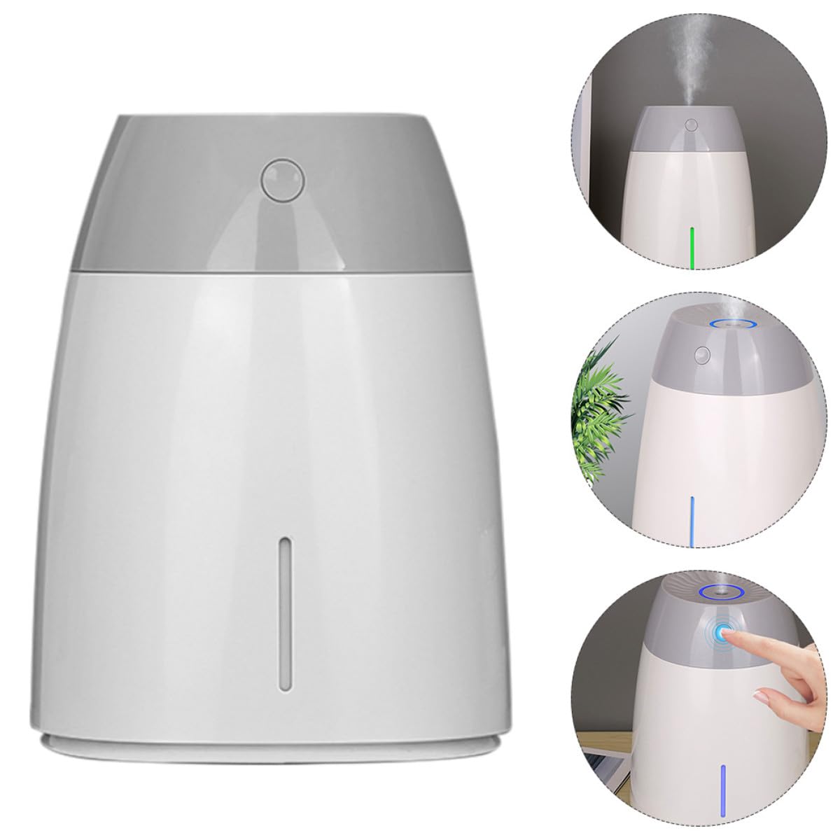 FRCOLOR Umidificatore d'Aria Portatile da 800Ml Batteria 1800mAh, Funzione Umidificante per Pelle, Materiale ABS, per Centro Estetico e Centro Accoglienza