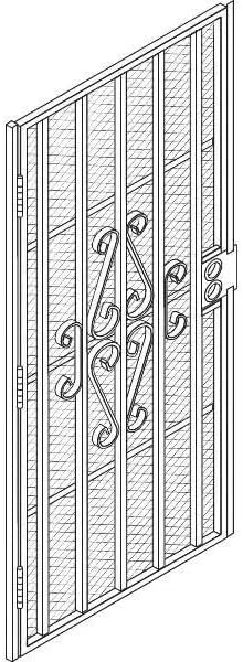 Replacement for 36" x 80" Security Door White Replaces Parts