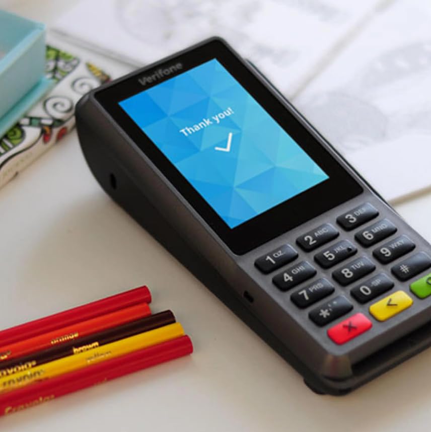 Amazon.com: Verifone P400 POS 系統PIN 墊,具有EMV 功能(晶片卡),適用