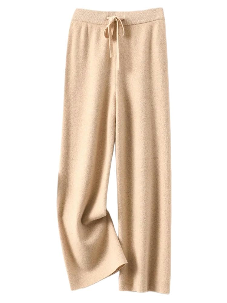 gonne da Donna Pantaloni A Gamba Larga da Donna Autunno E Inverno-Bianco-l