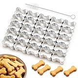 25 Cavity Dog Bone Cookie Cutter, Small Dog Cookie Cutters for Treats, Small Bones Shapes Cookies Cutter, Dogs Biscuit Cookies Cutters for Baking