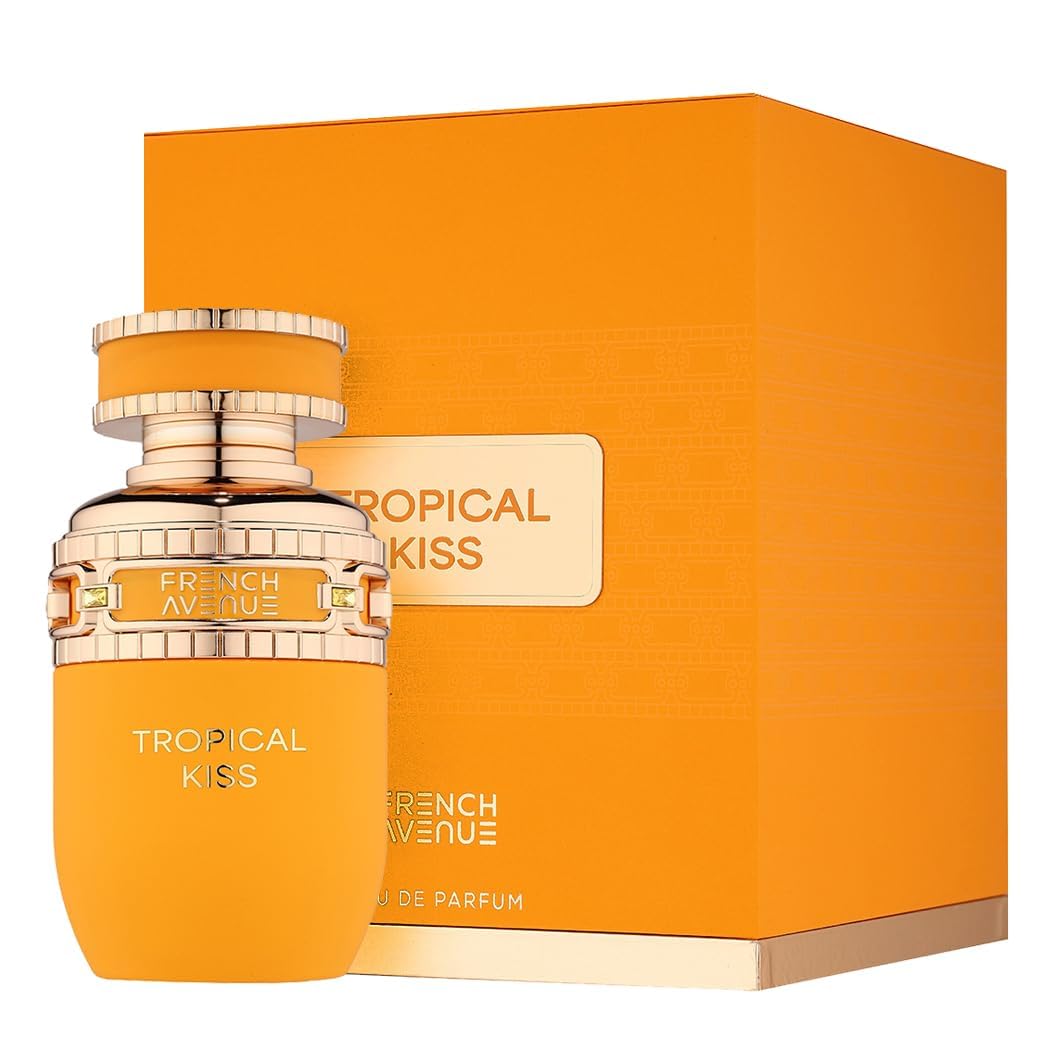 Tropical Kiss Eau de Parfum by Fragrance World, Fruchtiges Parfüm für Damen, 80ml