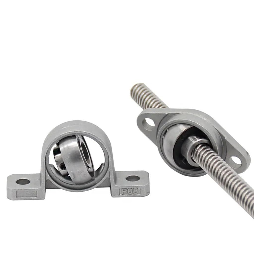 2 Stück T8-Leitspindeln for 3D-Drucker. Vertikal/Horizontal-Kit. 8 mm Gewinde, verfügbare Längen: 100 mm, 200 mm, 330 mm, 350 mm. Wird mit KFL08- und KP08-Mutternlagern geliefert.(1 Vertical 1 Horizon