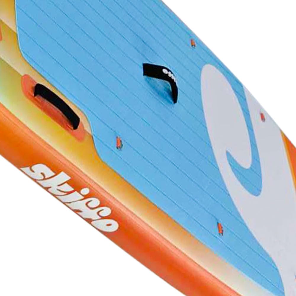Skiffo Rivage Sunrise 11' – Sup Inflable 2 en 1 Kayak Completo – 335 x 86 x 15 cm – MAX 160 kg – Estable y versátil – Diseño único