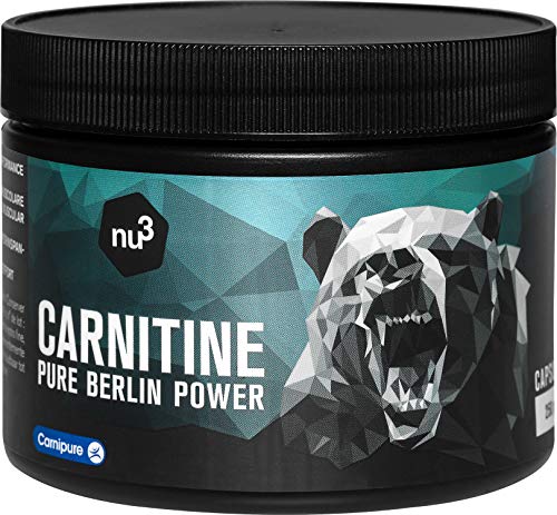 nu3 L-carnitine en gélules 250 Unités - 1000 mg de carnitine pour 2 gélules - Brûle graisse pour perte de poids - Complément dacides aminés pour booster vos performances sportives