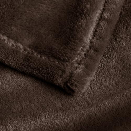 Image of BEDELITE Big Fleece Blanket 120 inch x 120 inch (10' x 10'), Super Soft Fluffy Fuzzy Oversized King Blanket for Bed, Couch, Sofa, Camping, Extra Large Fits Whole Family, Brown