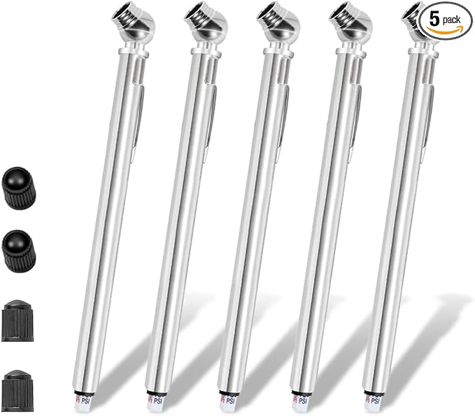 Pencil Tire Pressure Gauge Stainless Steel