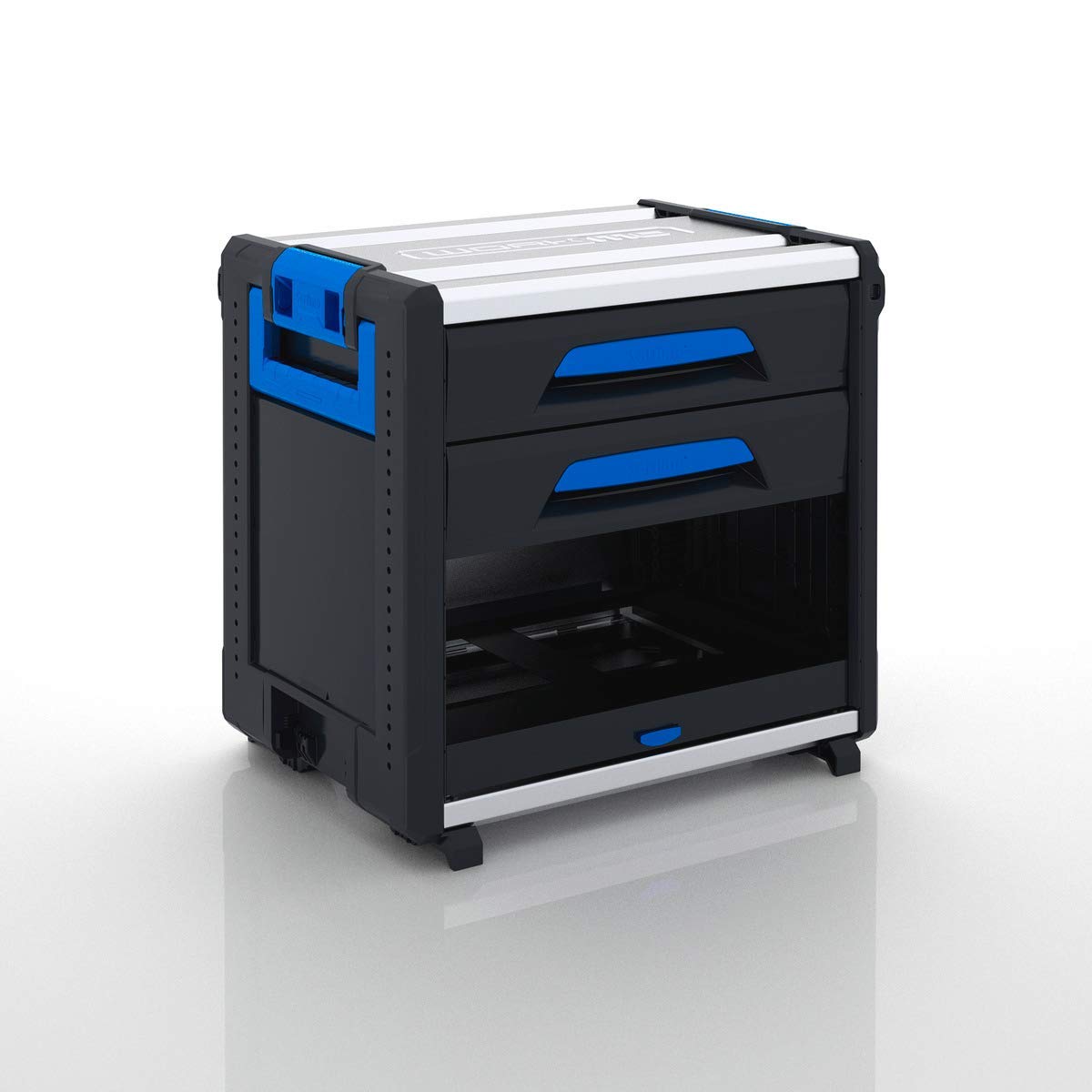 Sortimo Module WorkMo - 2 tiroirs H6 et tiroir de valise pour L-BOXX 136 G4 et mallette en métal - Extension complète pour un accès rapide - Système de rangement modulaire pour atelier et chantier -