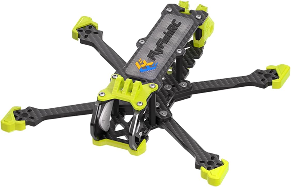 VOLADOR VX3.5 O4 Pro Air Unit RC FPV Racing Drone Quad T700 Carbon Fiber 3.5″ HD quashed-X Quadcopter Frame Kit RC DIY Parts w/TPU Accessories Yellow