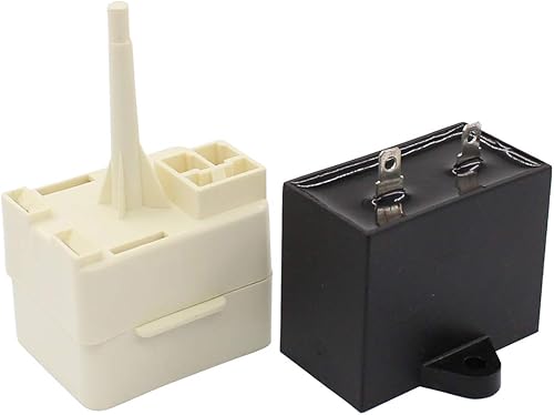 Miniatura 2 de ApplianPar W10613606 Relé de arranque del compresor del refrigerador y condensador para Whirlpool KitchenAid Kenmore Frigoríficos W10416065,