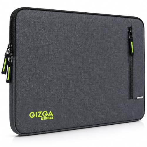 Gizga Essentials 14.1 Inch Laptop Sleeve Case Cover Pouch Bag with Front Pocket| Slim & Water-Resistant Nylon Fabric with Shockproof Foam Padding, Sof