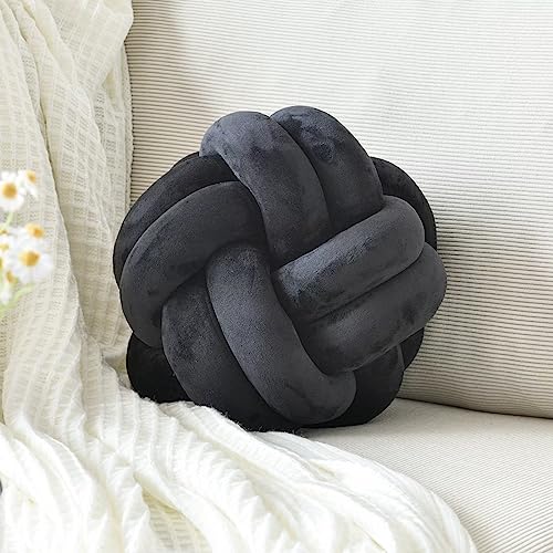 home best black throw pillow