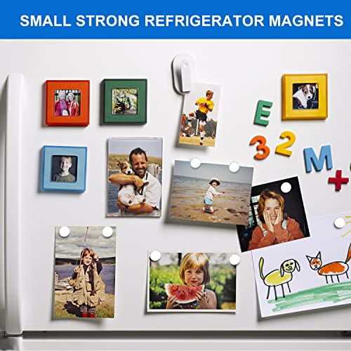 Image of DIYMAG 200Pcs Small Refrigerator Magnets, 8x2mm Round Fridge Magnet