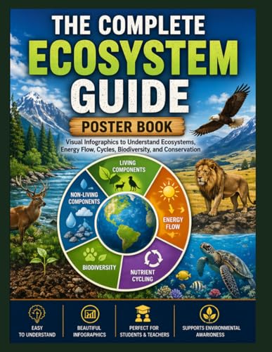 The Complete Ecosystem Guide: Poster Book: Visual Understand Ecosystems, Energy
