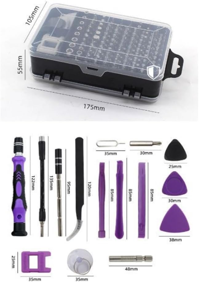 115 In 1 Screwdriver Hardware Tool Multifunctional Combination Mobile Phone And Computer Repair Kit