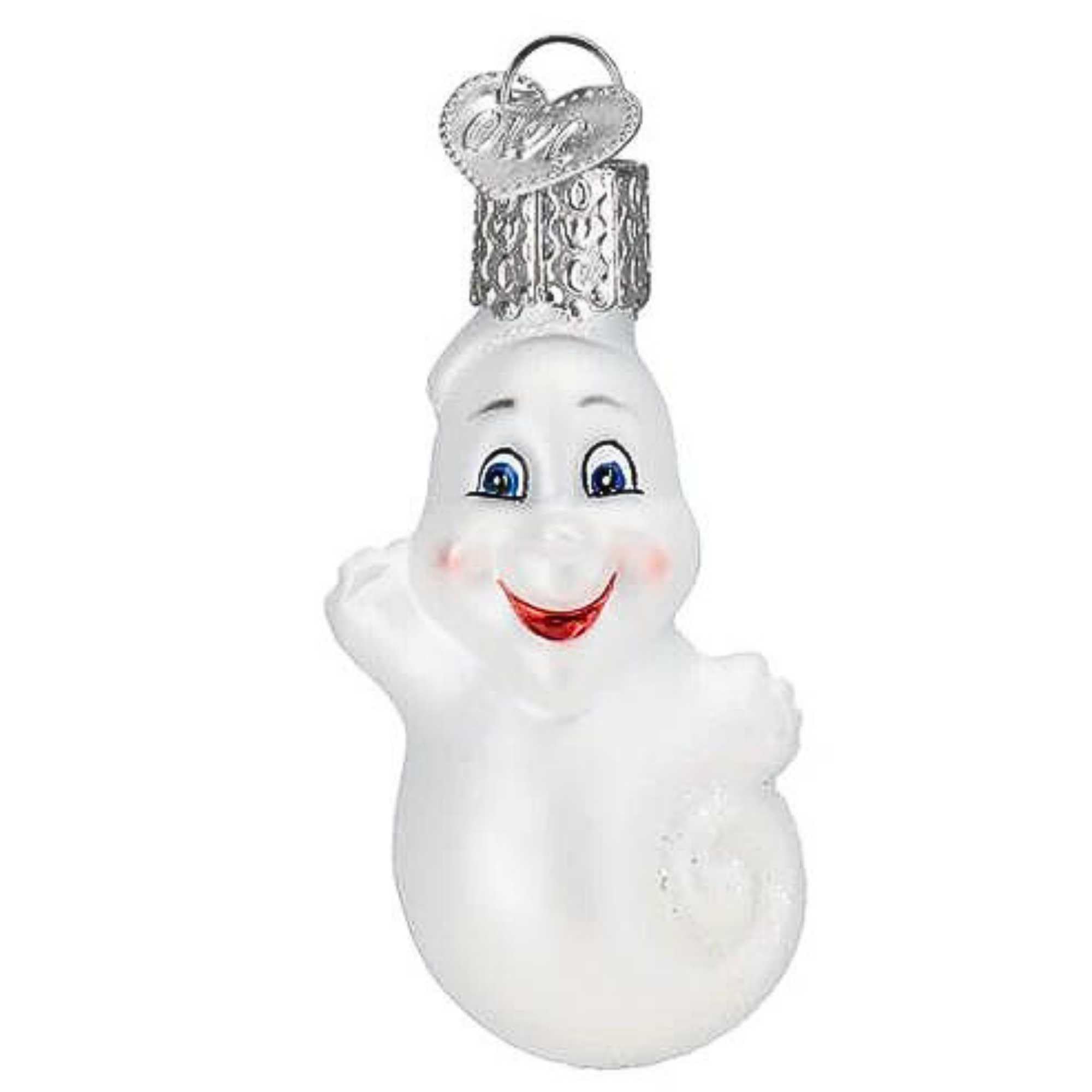 【新品、未使用】矢入幸一　White Ghost Aroma Ornament Amazon.com: Old World Christmas Mini Ghost Glass Blown Ornament