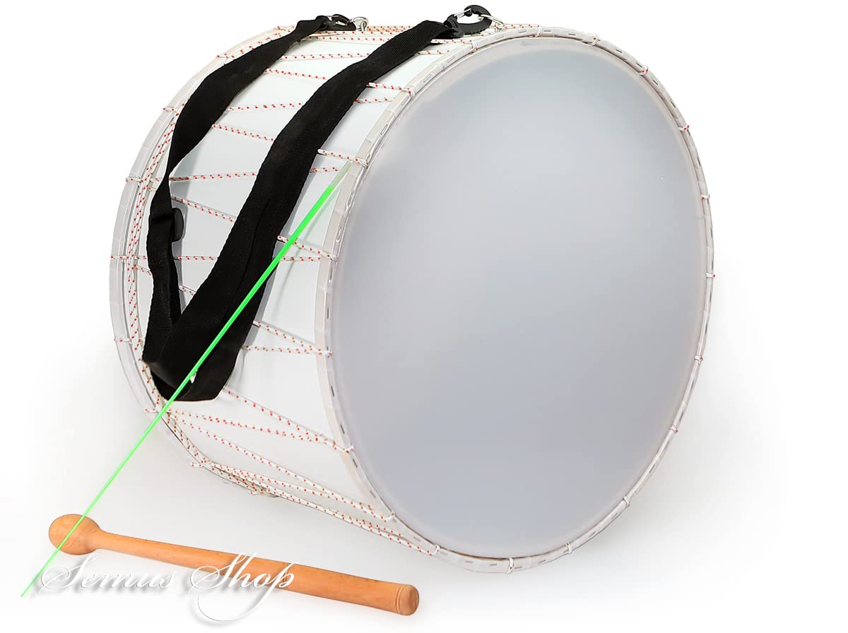 DAVUL Dhol Dhol - Batteria orientale, 53 cm, 100% fatta a mano