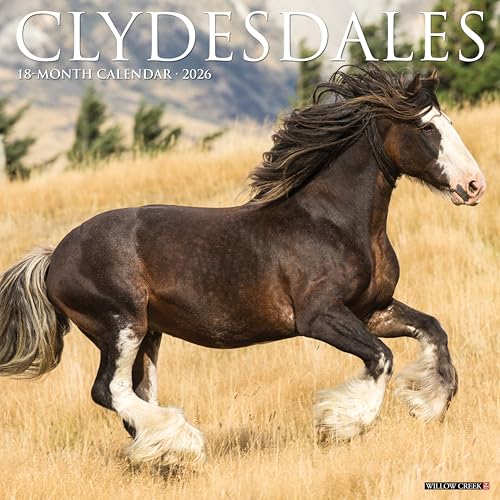 Clydesdales 2026 Wall Calendar
