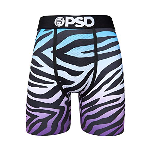 PSD Men's Brief Underwear Bottom (White/Exotic, L)