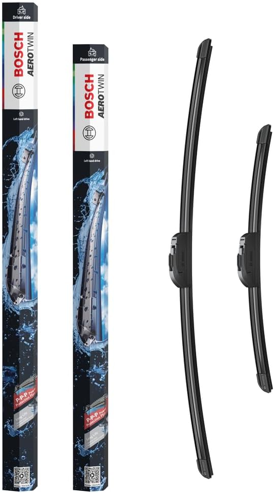 Bosch Automotive eAR653S Aerotwin Windscreen Wipers, Length: 650/400 mm, 1 Pair of Windscreen Wipers, E-Commerce Suitable Packaging