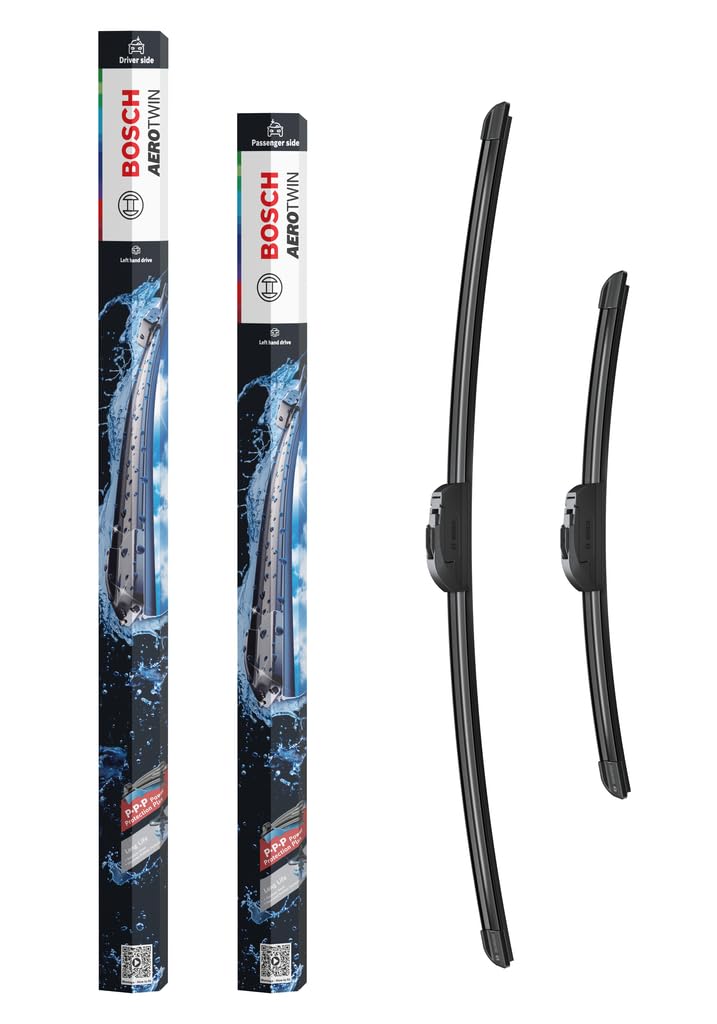 Bosch eAR653S - tergicristalli Aerotwin - Lunghezza: 650/400 mm - 1 set per parabrezza anteriore, spedito in confezione originale: meno sprechi, facile apertura