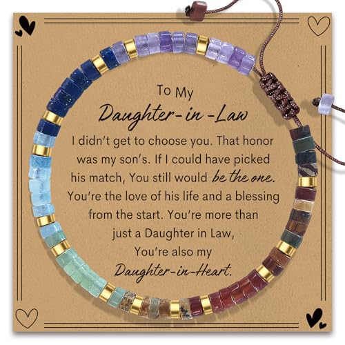 Image of AGOT Daughter in Law Bracelets Gifts: Dear Daughter in Law Birthday Gifts from Mother in Law
