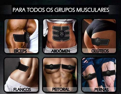 Cinto Tonificador Abdominal Estimulação Elétrica Muscular