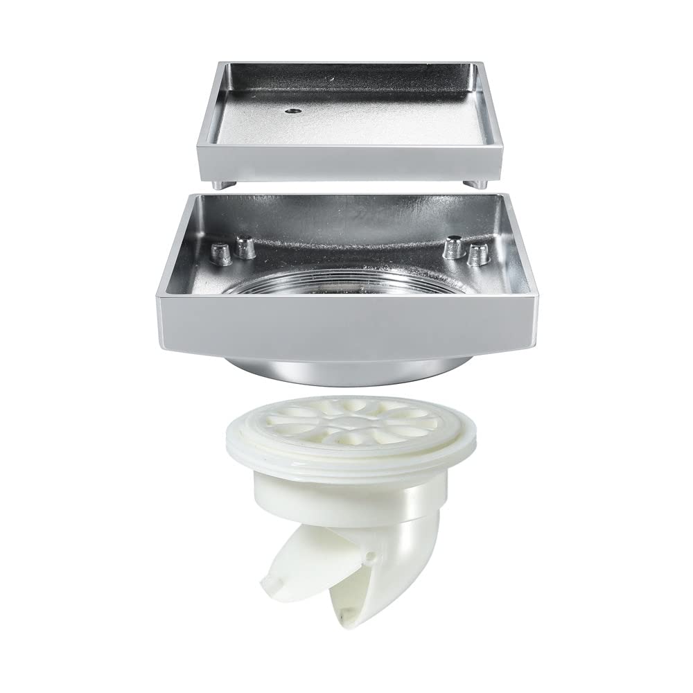 Siphon de sol anti-odeur en laiton massif pour stopper les blocages de douche