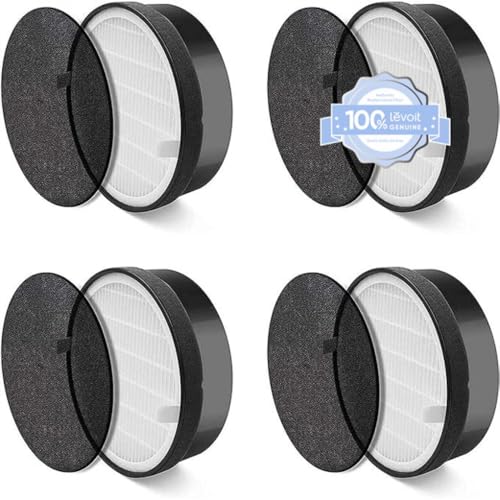 Image of Levoit LV-H132 Air Purifier Replacement Filter, Genuine Air Filters, 4 Pack