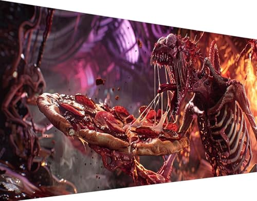 Peinture diamant zombie grand format pour vaincre l'ennui