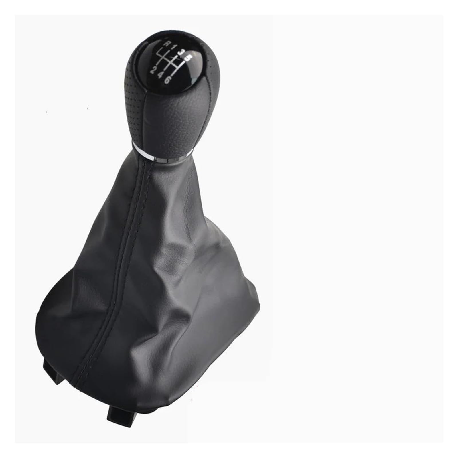 Zncojl Black Car Gear Stick Knob For Seat For Leon Mk1 For Toledo Mk2 Manual Gear Shift Knob 5 6 Speed No Modification Required(For 6 Speed)