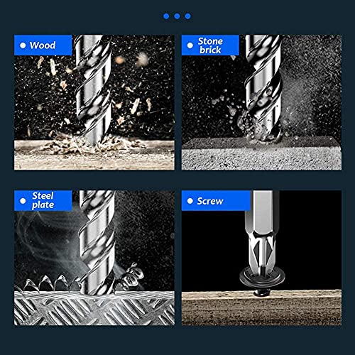 JHYS Akku-Bohrschrauber, Akku-Schraubendreher, wiederaufladbarer 1500-mAh-Akku 12-V-Schlagbohrer 18 + 1 Drehmomenteinstellung Schlagbohrer mit LED-Licht Motor, zum Bohren, Schrauben, Heimwerken – Bild 8