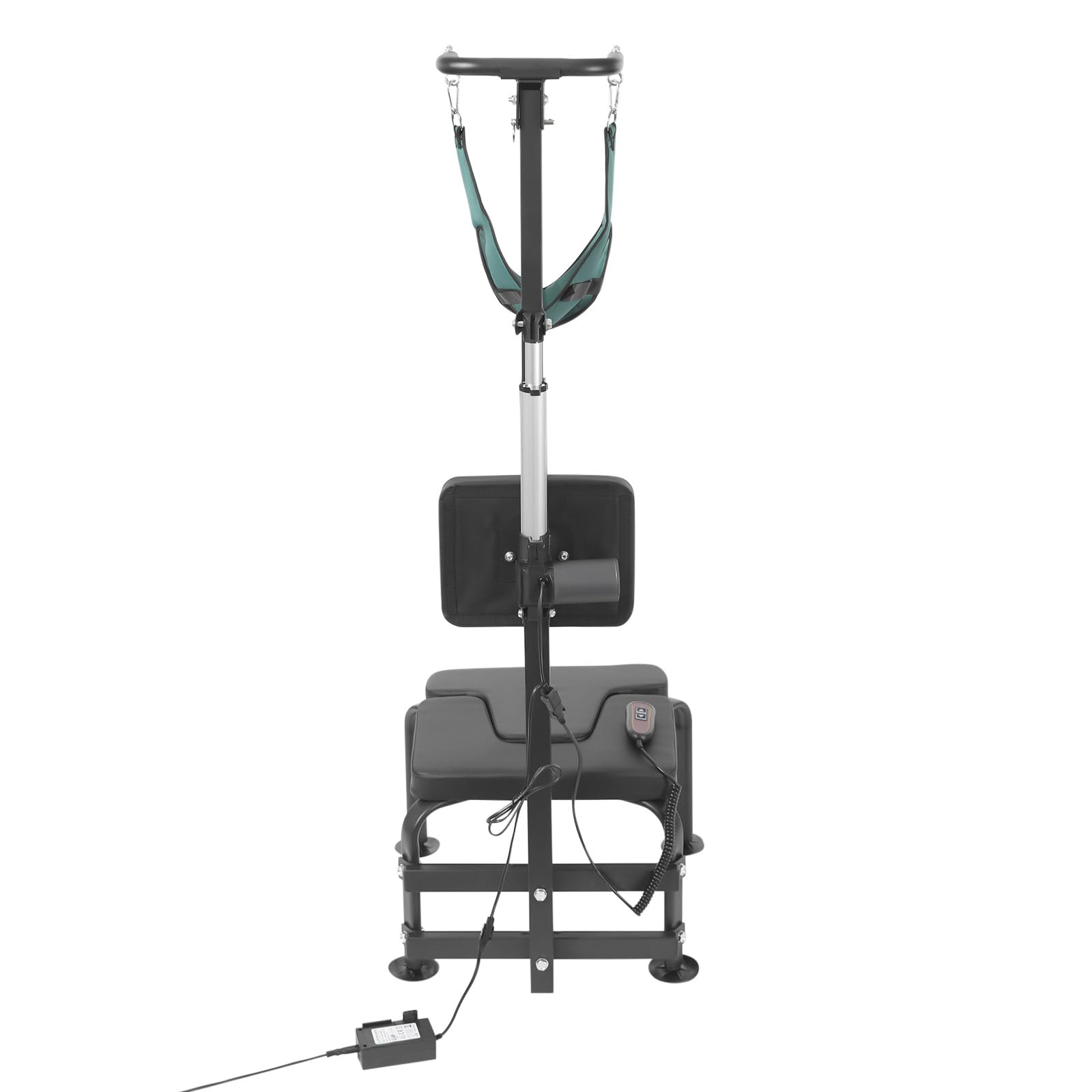OUKANING Dispositivo de tracción cervical, 55 W, dispositivo de entrenamiento para el cuello, dispositivo de tracción cervical, dispositivo de tracción cervical
