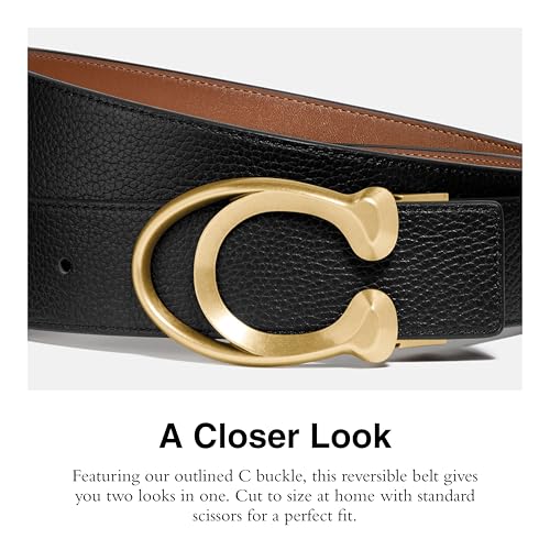 Coach 38 mm Sized C Outline Belt4