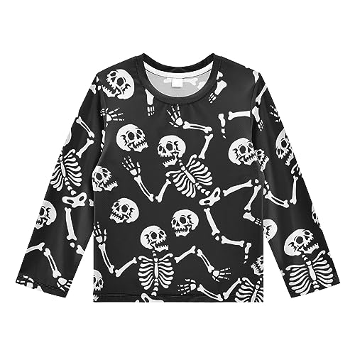 Image of CaTaKu Boys Swim Shirt Toddler Rash Guard Long Sleeve Swimsuit for Boys Girls UPF 50+ 3-12T