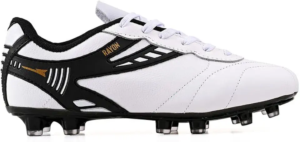 Chuteira Futebol Profissional Masculina de Couro Campo Grama Natural