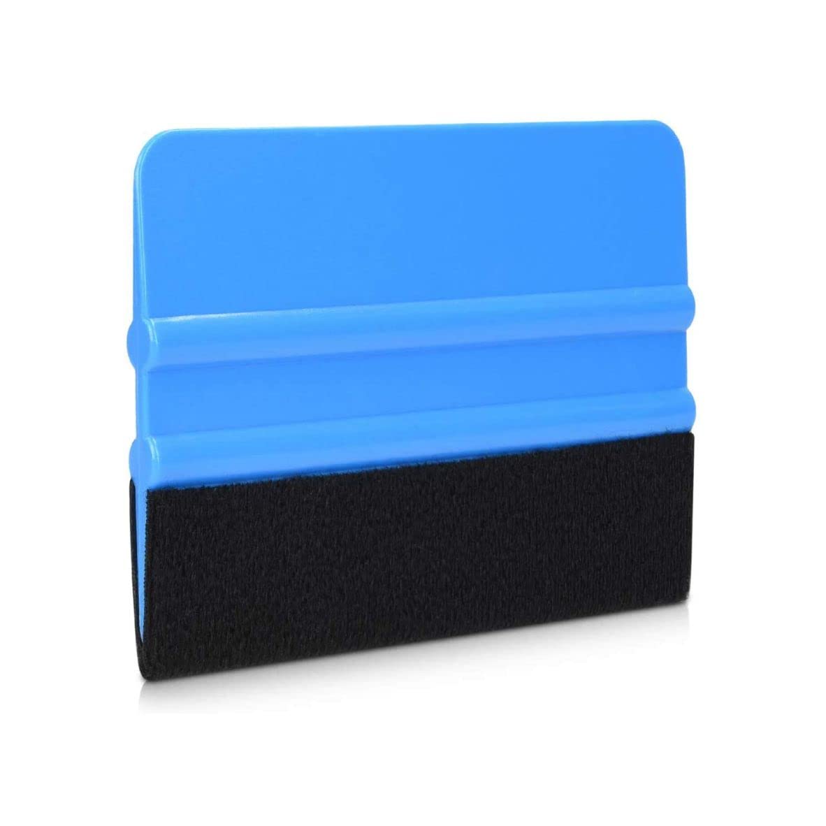 Felt Squeegee for Vinyl,Plastic Felt Edge Vinyl Squeegee,Graphic Decal Scraper Applicator Tool,Window Tint Squeegee with Black Fabric Felt Edge (SQZ206M 4" Blue, 3) (B0CR7CNZVR) Amazon Price History, Amazon Price Tracker