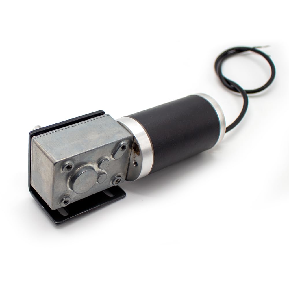 Metall-Schneckengetriebe-Untersetzungsmotor, Ip68, Wasserdicht, Selbstsichernd, Unterwassermotor, Schaftlänge 22mm, mit Halterung ZFY5840-42 DC 24V(12 U/min)