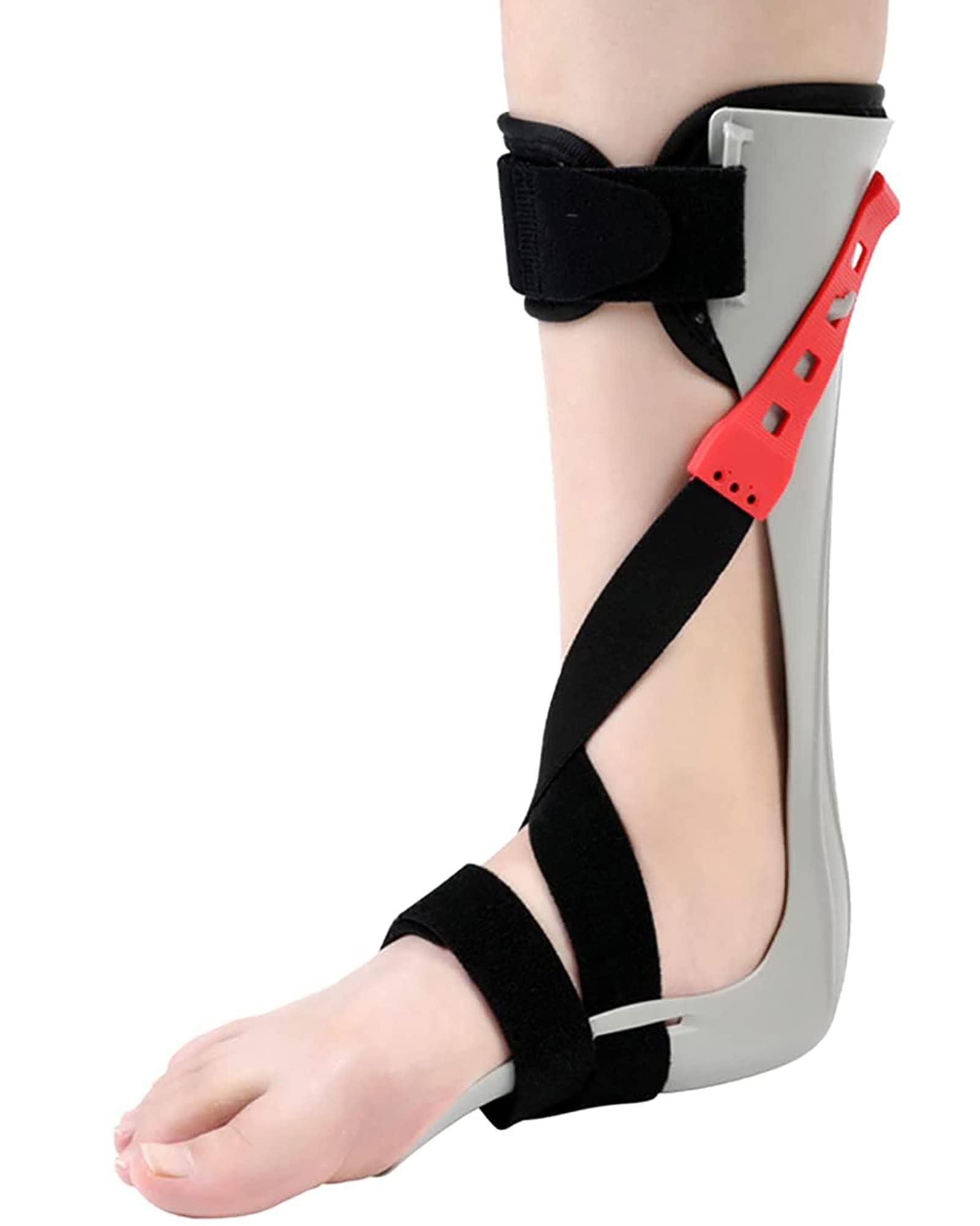 Ortesis de caída del pie Inmovilizador para dormir Estabilizador Tobillo Soporte para el pie Férula Equipo de entrenamiento de rehabilitación para accidente cerebrovascular, Derecha, M (Dere