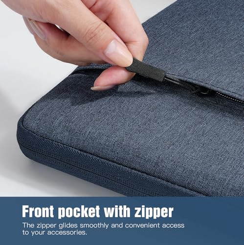 TiMOVO 9-11\ Tablet-Schutzhülle für iPad 11\ A16 2025, iPad 10,9\/10,2\ | Air 11\ / 5. & 4. Generation 10,9\, Galaxy Tab A9+ / A11 Plus 11\, Schutztasche für Smart Keyboard, Graublau