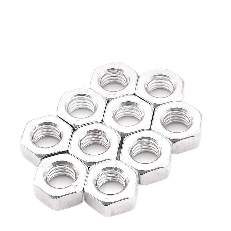 M3 M4 M5 M6 M8 M10 M12 M14 M16 Aluminum Alloy 6061 Hexagon Nuts Hex Nut DIN934 (50,M12 x 1.75mm)