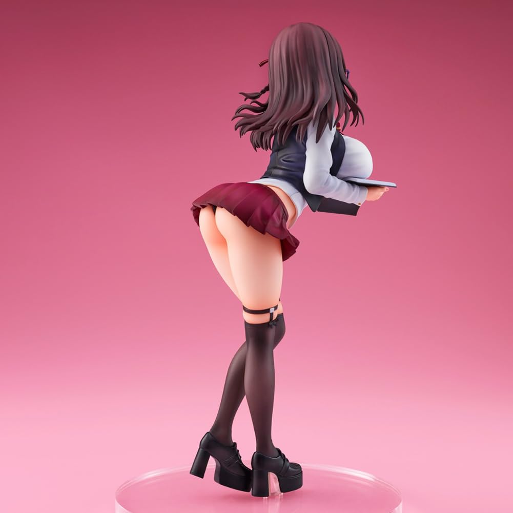 QAHEART Anime Illustration KINAKO Figure Original Painting Figures Rabbit Flova Figure Bunny Girl Model Statue: 9.45in/24cm Mataro Himitsu No Senzoku Shisho
