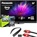 Panasonic TV-55Z95BP Z95BP Series 55 inch LED 4K UHD Smart Fire TV Bundle with WN10 Neck Speaker, 4 YR CPS Enhanced Protection, 2X HDMI Cable & Deco Gear Complete Home Theater Beginner's Guidebook