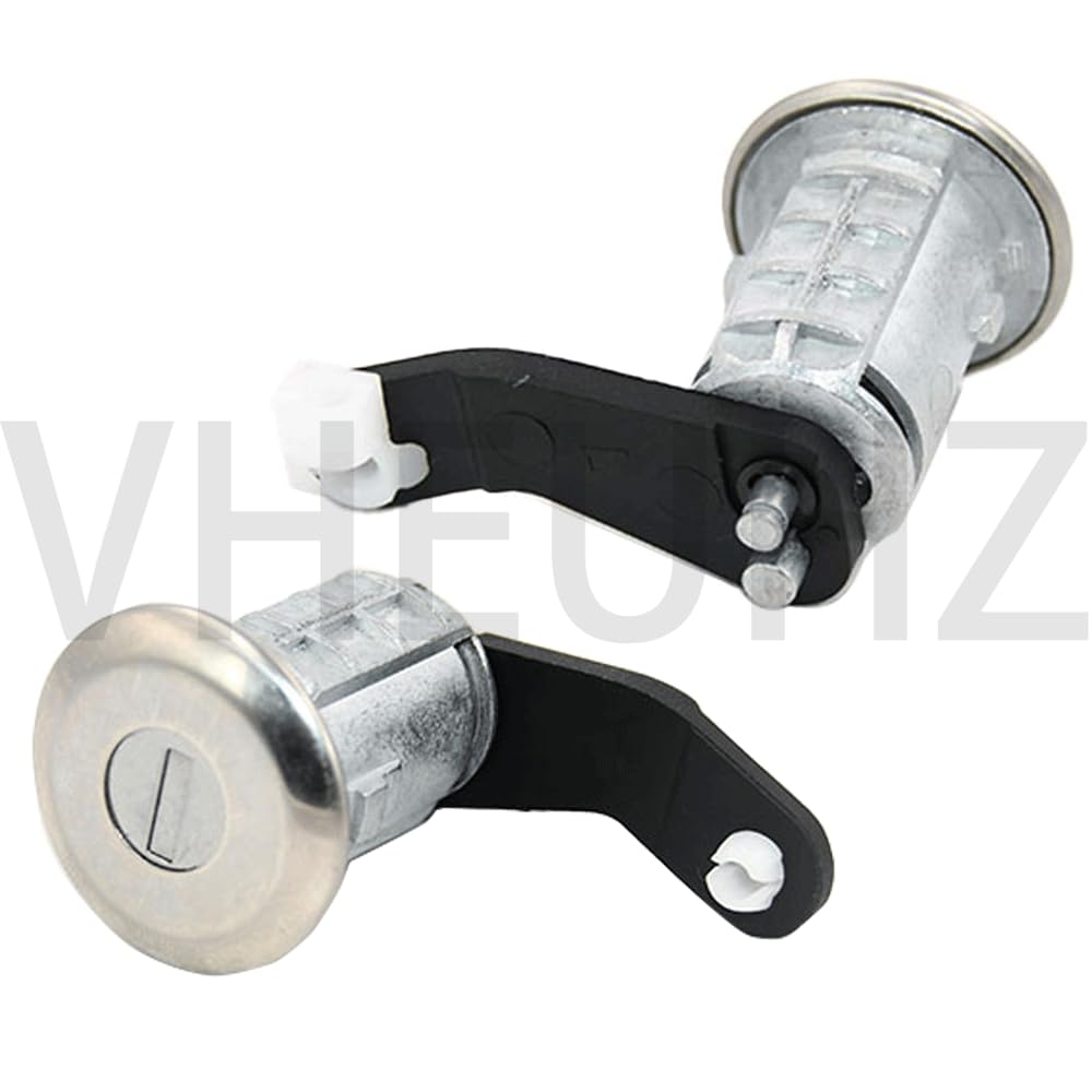 4 Serratura + 2 Cilindro Serrature a Cilindro Cilindri di chiusura delle porte dell'auto Compatibile con Renault Master 2 Mascotte Opel Movano 2 Nissan Interstar 1998-2009 7701470952 (4 pezzi)